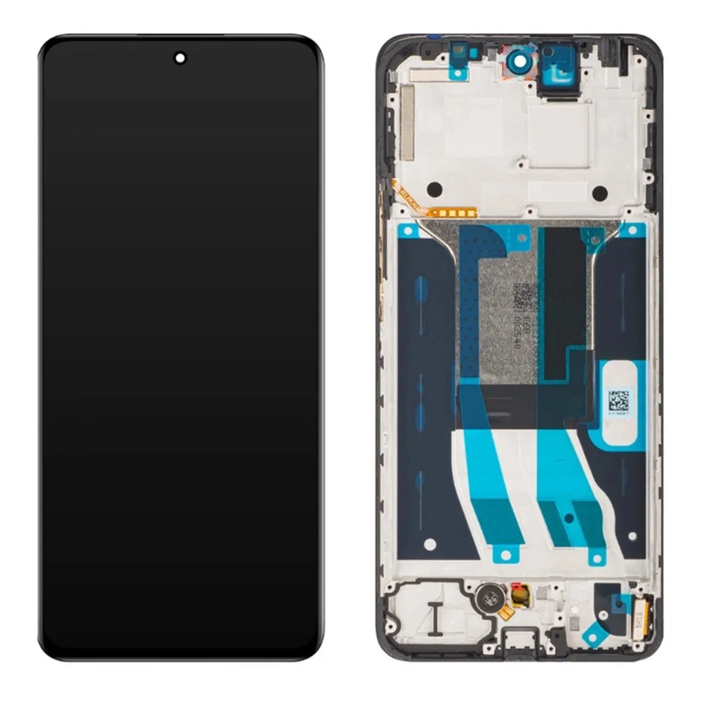 For Realme 12 4G Grade B LCD Screen and Digitizer Assembly + Frame (Without Logo) - 1