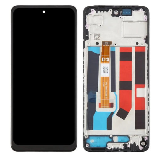 LCD Screen and Digitizer Assembly + Frame Part For Oppo A3x 5G  /  A80 5G Grade S (Without Logo) - 1