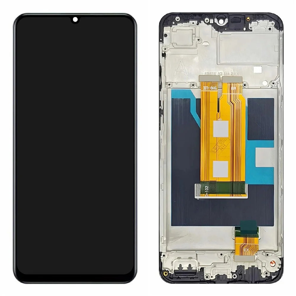 LCD Screen and Digitizer Assembly + Frame For Realme Note 60  /  60x 4G Grade B (without Logo) - 1