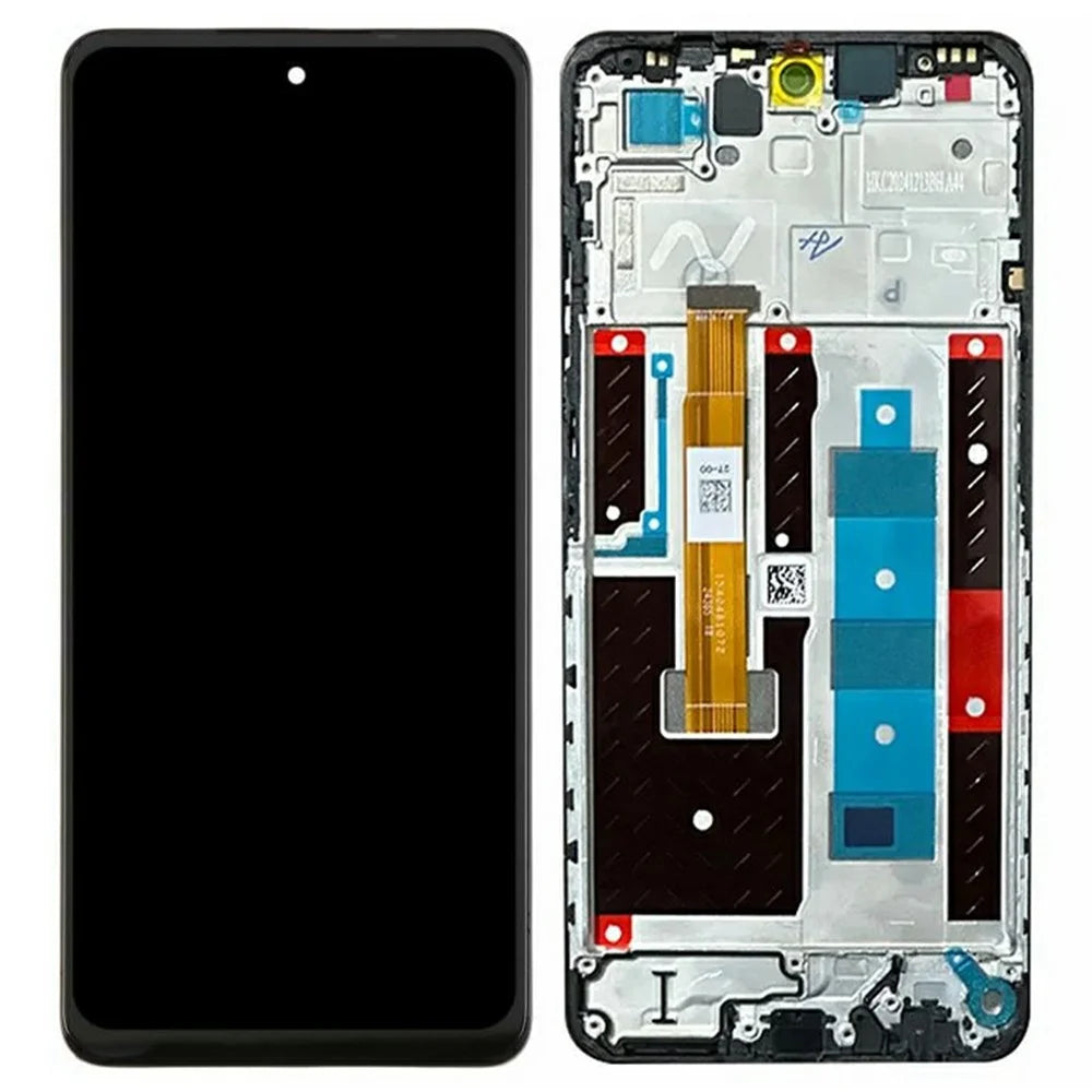 LCD Screen and Digitizer Assembly + Frame For Realme C75 5G  /  C73 5G Grade B (Without Logo) - 1