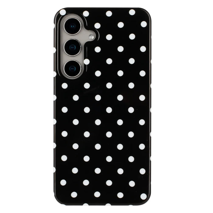 For Samsung Galaxy A16 4G / Galaxy A16 5G Case Dot Design IMD TPU Phone Back Cover - Black - 3