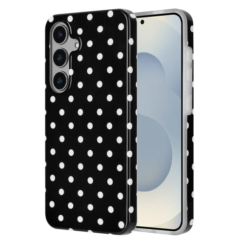 For Samsung Galaxy A36 5G / Galaxy A56 5G Case Dot Design IMD TPU Phone Back Cover - Black - 1
