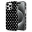 For iPhone 16 Pro Max Case Dot Design IMD TPU Phone Back Cover - Black - 1