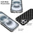 For iPhone 16 Case Dot Design IMD TPU Phone Back Cover - Black - 5