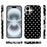 For iPhone 16 Plus Case Dot Design IMD TPU Phone Back Cover - Black - 2