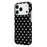 For iPhone  18 Pro / 17  Pro Case Dot Design IMD TPU Phone Back Cover - Black - 4
