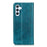 For Samsung Galaxy A57 5G Stand Case Split Leather Litchi Texture Wallet Phone Cover - Green - 7