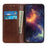 For Samsung Galaxy A37 5G Case Cowhide Texture Split Leather Flip Wallet Phone Cover - Coffee - 2