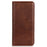 For Samsung Galaxy A37 5G Case Cowhide Texture Split Leather Flip Wallet Phone Cover - Coffee - 6