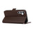 ABEEL For Samsung Galaxy A57 5G Case Litchi Texture Leather RFID Blocking Phone Cover - Brown - 3