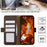 ABEEL For Samsung Galaxy A57 5G Case Litchi Texture Leather RFID Blocking Phone Cover - Brown - 5