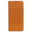 For Samsung Galaxy A57 5G Case Cowhide Texture Split Leather Flip Wallet Phone Cover - Brown - 6