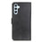 For Samsung Galaxy A57 5G Case Cowhide Texture Leather Wallet Stand Phone Cover - Black - 6