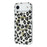 For iPhone Air Magnetic Case Clear Anti-Yellowing PC + TPU Phone Back Cover Leopard Print Design - Black - 2