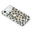 For iPhone Air Magnetic Case Clear Anti-Yellowing PC + TPU Phone Back Cover Leopard Print Design - Black - 3