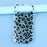 For iPhone Air Magnetic Case Clear Anti-Yellowing PC + TPU Phone Back Cover Leopard Print Design - Black - 5