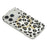 For iPhone 17 Pro Max Magnetic Case Clear Anti-Yellowing PC + TPU Phone Back Cover Leopard Print Design - Black - 3