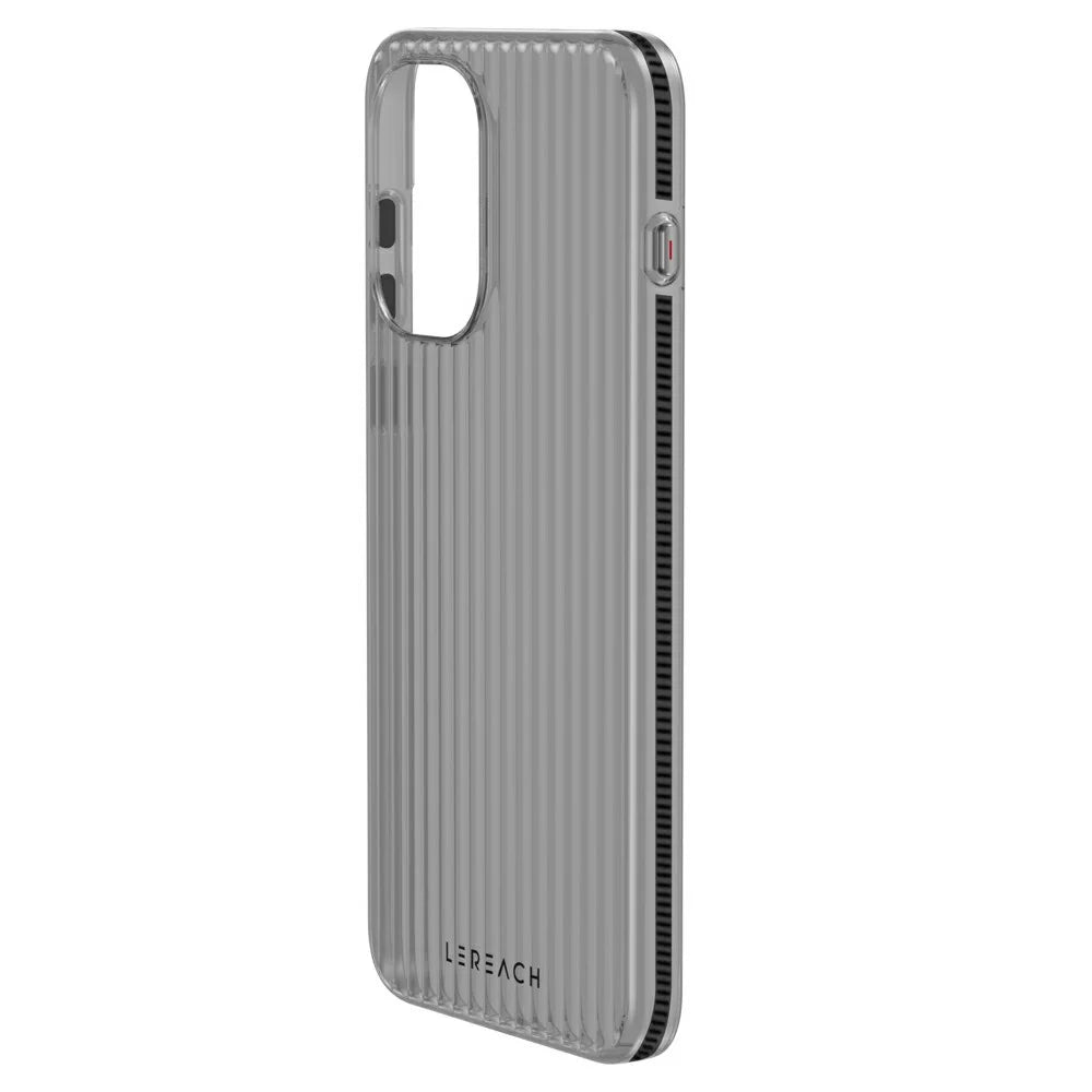 LEREACH TOC Series for OnePlus 15R 5G / Ace 6T 5G / Ace 6 5G Case Flowing Grid PC Phone Cover - Black - 4