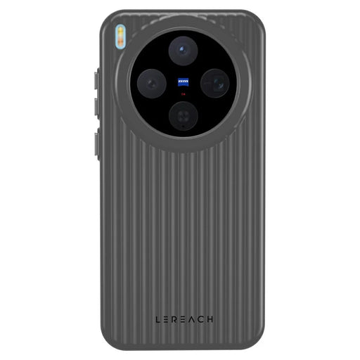 LEREACH TOC Series for vivo X300 5G Case Flowing Grid PC Phone -  Black - 2