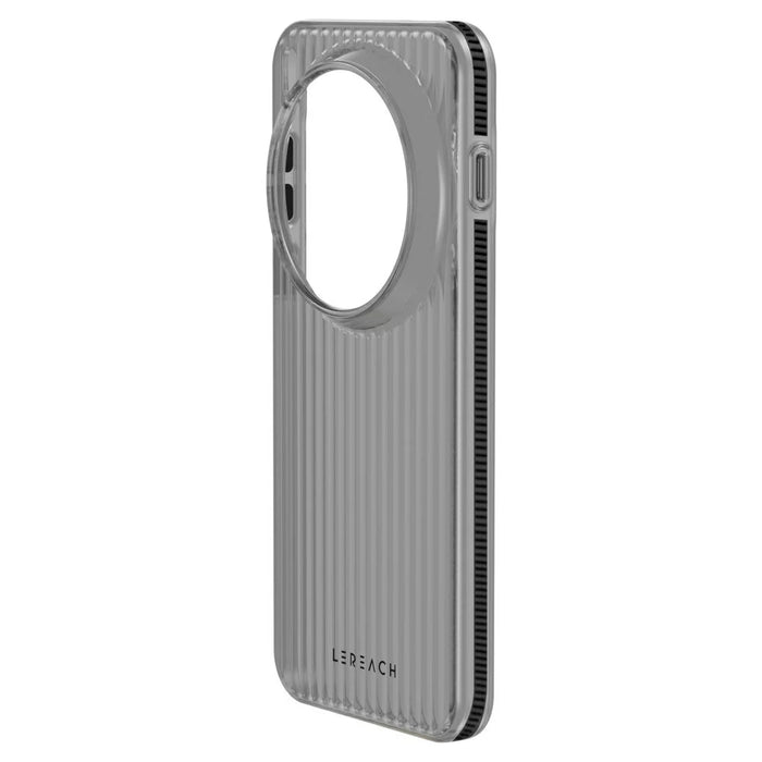 LEREACH TOC Series for vivo X300 Pro 5G Case Flowing Grid PC Phone Cover - Black - 3