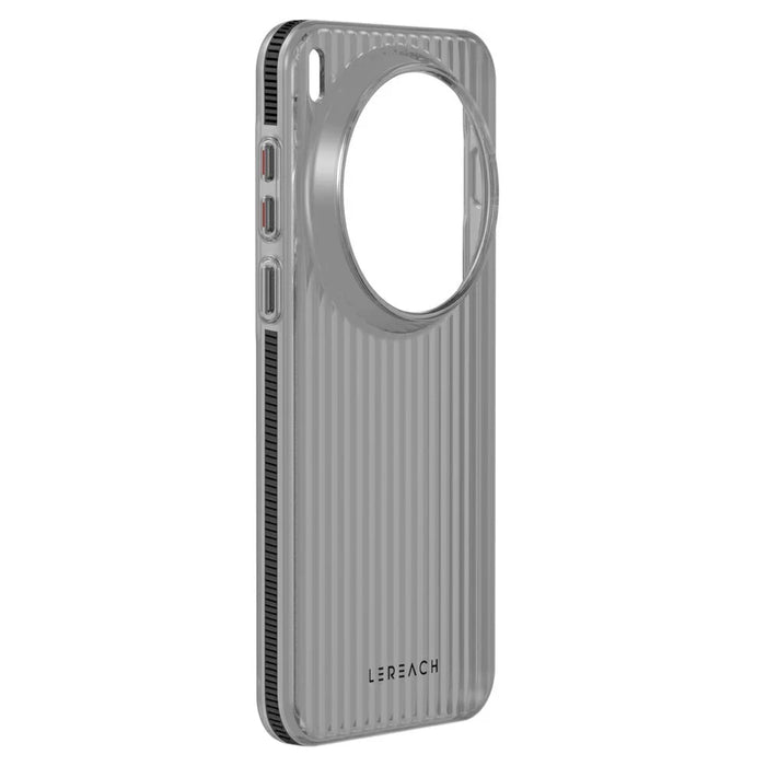 LEREACH TOC Series for vivo X300 Pro 5G Case Flowing Grid PC Phone Cover - Black - 4