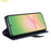 AMORUS For Samsung Galaxy A57 5G Stand Cases Calf Texture Genuine Split Leather Wallet Phone Cover - Black - 3