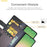 AMORUS For Samsung Galaxy A57 5G Stand Cases Calf Texture Genuine Split Leather Wallet Phone Cover - Black - 6