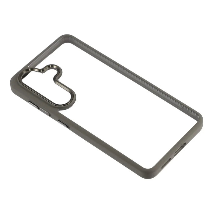 For Samsung Galaxy S26 Case Anti-Drop TPU + PC Clear Phone Back Cover - Titanium Grey - 3