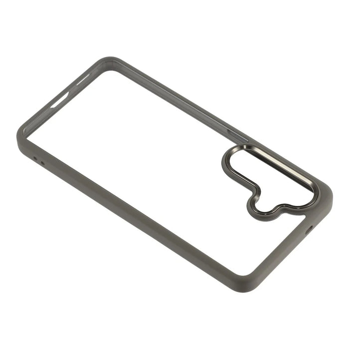 For Samsung Galaxy S26 Case Anti-Drop TPU + PC Clear Phone Back Cover - Titanium Grey - 4