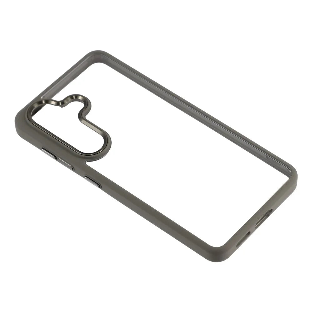For Samsung Galaxy S26+ Case Anti-Drop TPU + PC Clear Phone Back Cover - Titanium Grey - 3