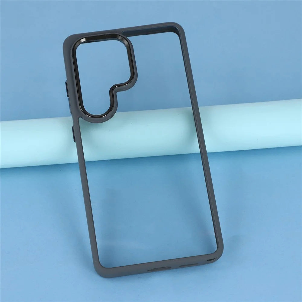 For Samsung Galaxy S26 Ultra Case Anti-Drop TPU + PC Clear Phone Back Cover - Black - 5