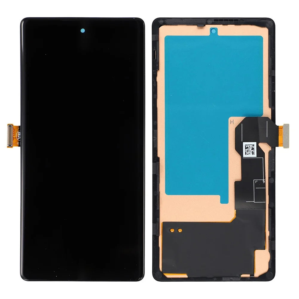 For Google Pixel 6a Grade C LCD Screen and Digitizer Assembly + Frame Part (TFT Technology) (Without Logo) - 1
