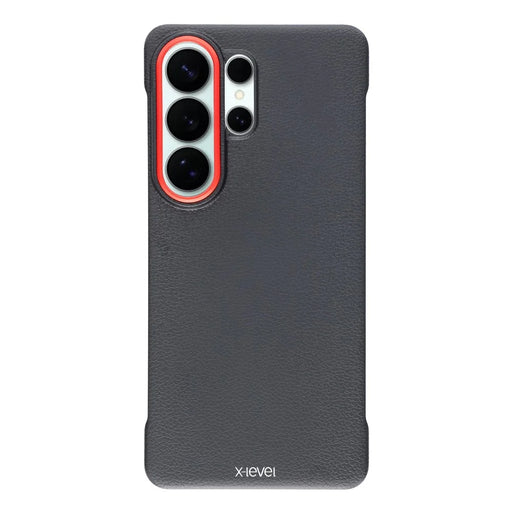 X-LEVEL For Samsung Galaxy S26 Ultra Case Boardless PC + Metal Phone Back Cover - Black - 1