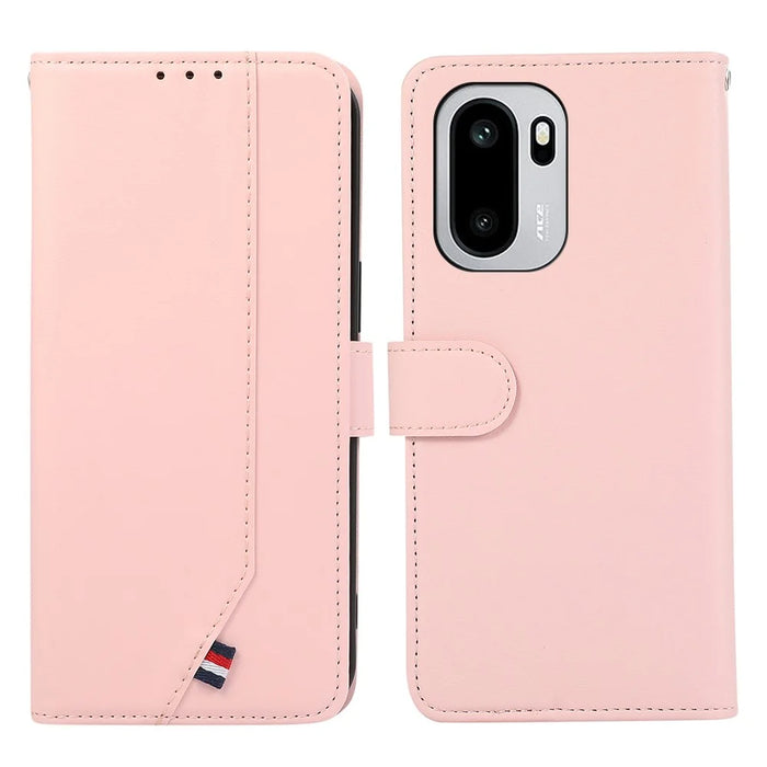 For OnePlus 15R 5G / Ace 6T 5G / Ace 6 5G Case RFID Blocking Flip Leather Phone Cover - Pink - 1