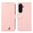 For Samsung Galaxy A57 5G Case RFID Blocking Flip Leather Phone Cover - Pink - 1