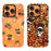 BENKS For iPhone 17 Pro Magnetic Case Cartoon Rabbit IMD PC Phone Cover Compatible with MagSafe - Orange Rabbit - 4