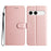 For Sony Xperia 10 VII Wallet Case Leather Folio Phone Cover Magnetic Clasp - Rose Gold - 1
