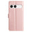 For Sony Xperia 10 VII Wallet Case Leather Folio Phone Cover Magnetic Clasp - Rose Gold - 2