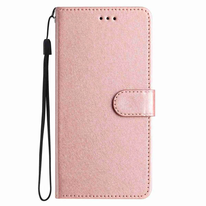 For Sony Xperia 10 VII Wallet Case Leather Folio Phone Cover Magnetic Clasp - Rose Gold - 3