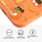 BENKS For iPhone 17 Pro Max Magnetic Case Cartoon Rabbit IMD PC Phone Cover Compatible with MagSafe - Orange Rabbit - 3