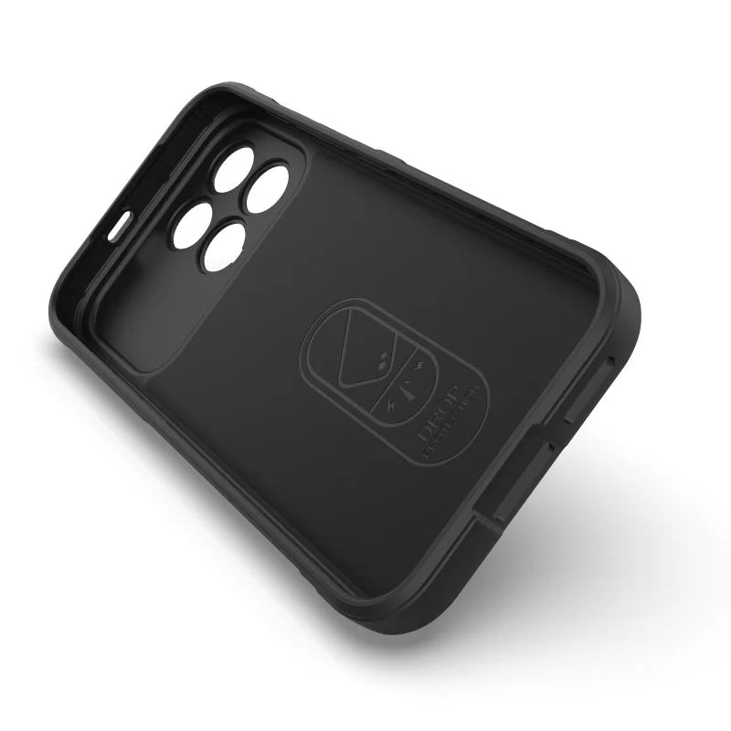 WANLONFENG For Xiaomi Poco F8 Pro 5G / Xiaomi Redmi K90 5G TPU Case  HD Series Anti Slip Phone Cover with Tempered Glass - Black - 4
