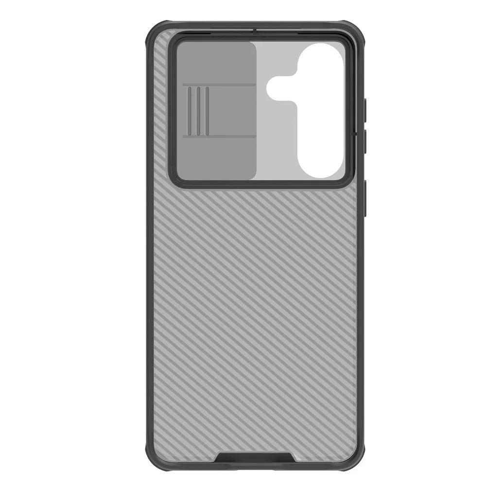 NILLKIN Camshield Pro Series For Samsung Galaxy S26+ Case TPU + PC Phone Cover with Camera Slider - Transparent Black - 5