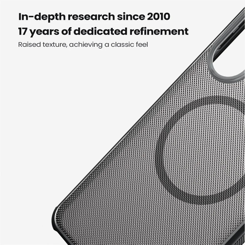 NILLKIN Super Frosted Shield Pro for Samsung Galaxy S26 Magnetic Case Matte PC TPU Clear Black Phone Back Cover - Transparent Black - 7
