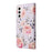 For Samsung Galaxy S26+ Case RFID Blocking Flower Leather Phone Cover - Rose Flower - 7