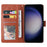 For Samsung Galaxy S26+ Wallet Stand PU Leather Phone Cover with Wrist Strap - Brown - 2