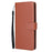 For Samsung Galaxy S26 Ultra Case Wallet Stand PU Leather Phone Cover with Wrist Strap - Brown - 5