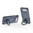 For iPhone Air Magnetic Case Rotating Kickstand TPU PC Shockproof Phone Back Cover Compatible with MagSafe - Dark Blue - 3