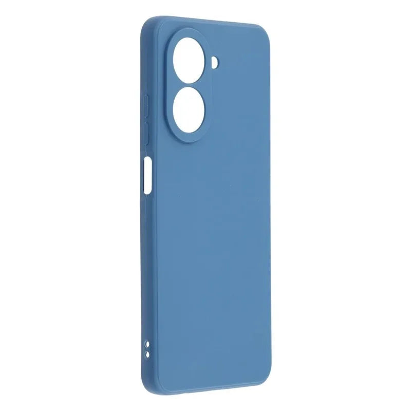 WANLONFENG For Xiaomi Redmi A5 NFC (EU) (173.45mm) Case  ZB1 Series Precise Cutouts Straight Edge TPU Phone Cover with 2Pcs Tempered Glass Films - Sapphire - 3