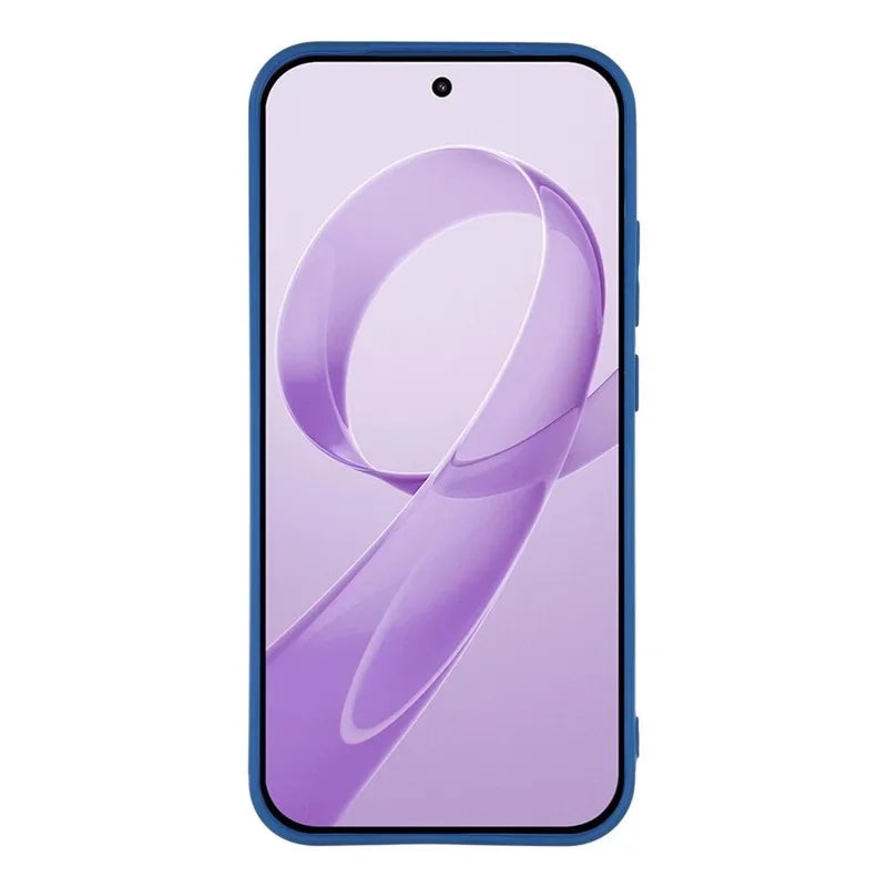 WANLONFENG For Xiaomi Redmi K90 5G Case  ZB1 Series Precise Cutouts Straight Edge TPU Phone Cover with 2Pcs Tempered Glass Films - Sapphire - 3