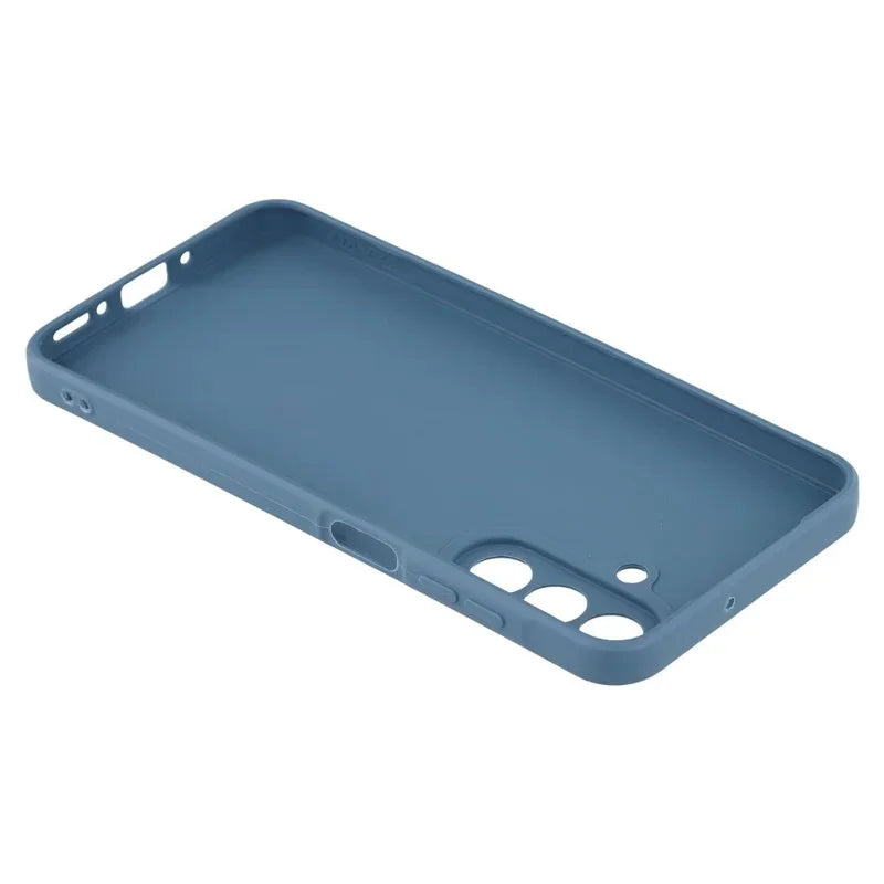 WANLONFENG For Samsung Galaxy A26 5G Case  ZB1 Series Precise Cutouts Straight Edge TPU Phone Cover with 2Pcs Tempered Glass Films - Sapphire - 6